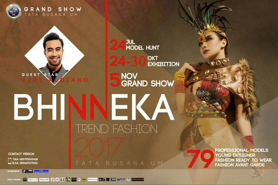 Grand Show “BHINNEKA” trend fashion 2017