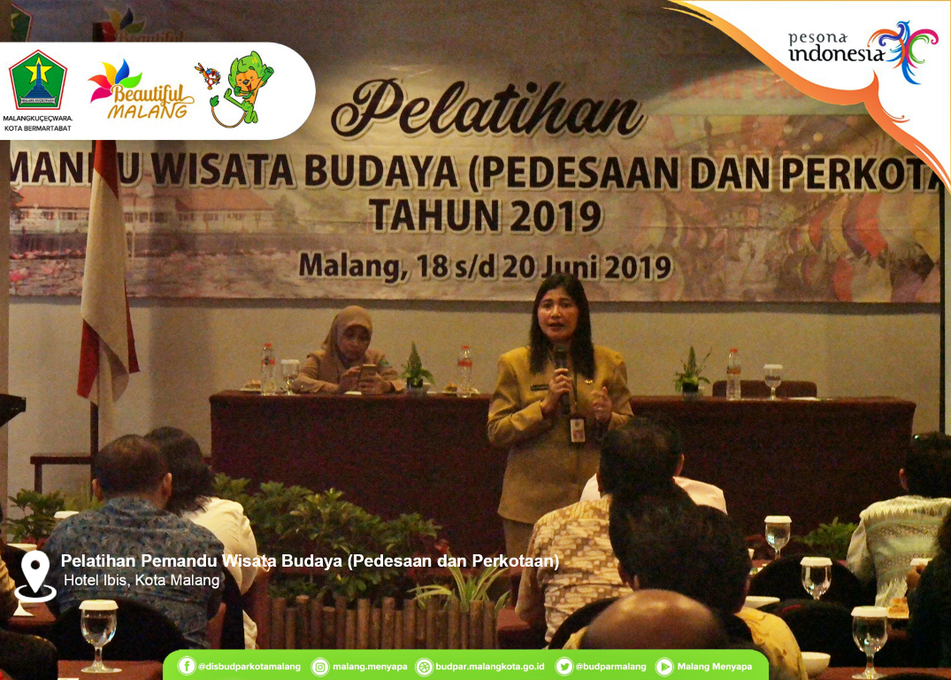 Pelatihan pemandu Wisata Budaya Perkotaan dan Pedesaan 2019