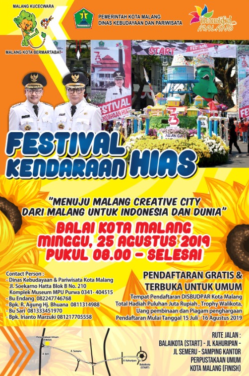 Festival Kendaraan Hias 2019 / Balai Kota Malang / 25 Agustus 2019