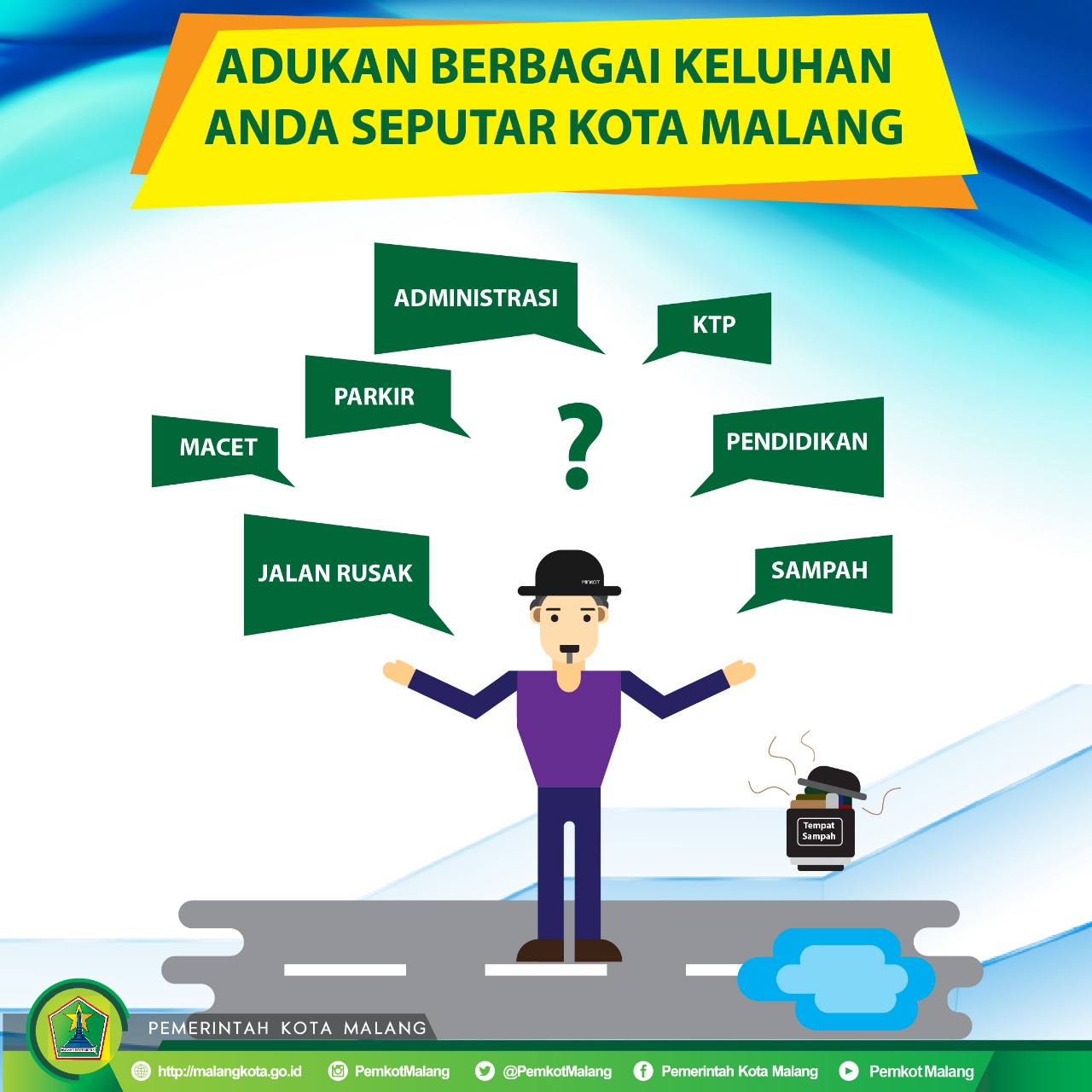 Adukan Berbagai Keluhan Anda Seputar Kota Malang di SAMBAT ONLINE