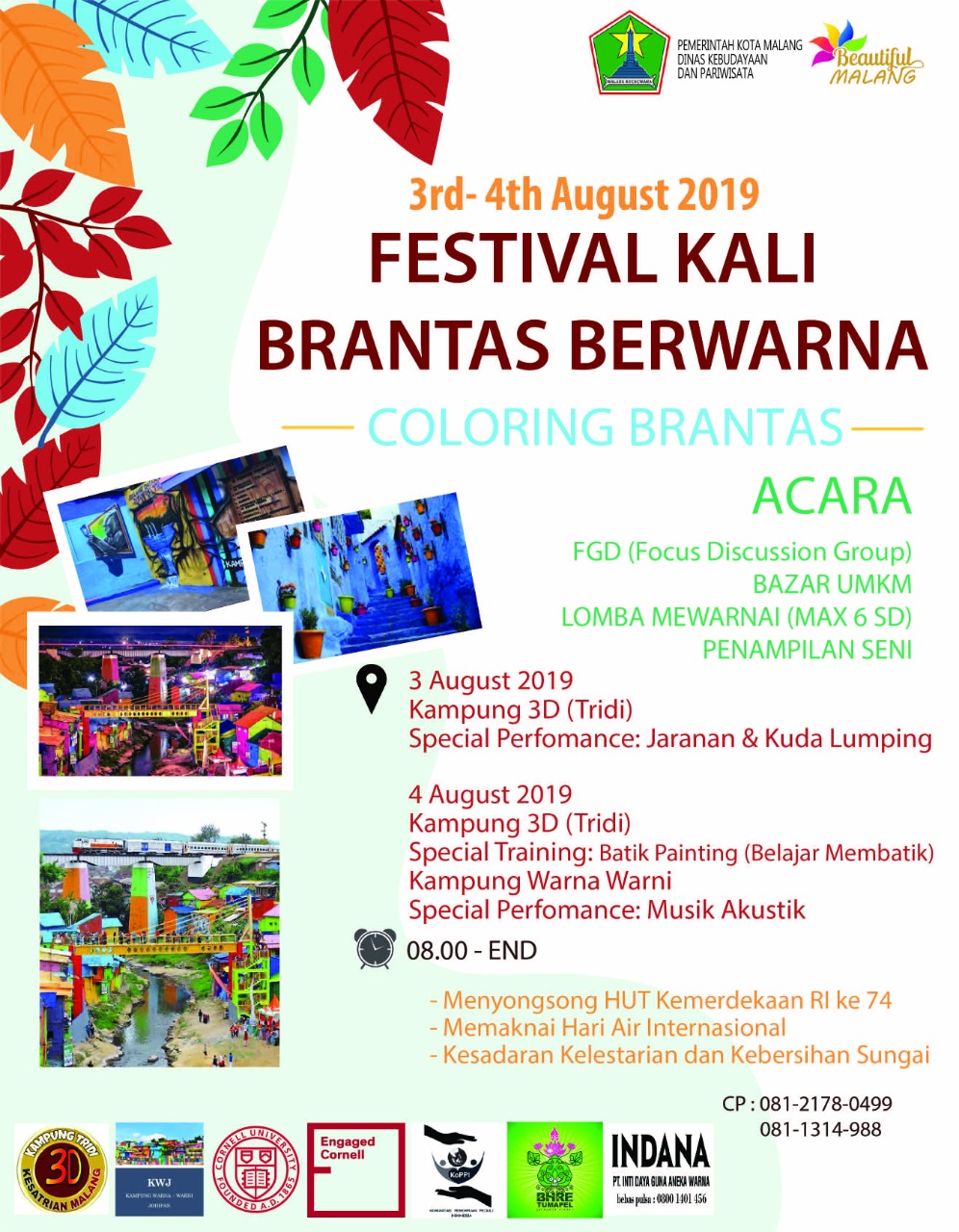 Festival Kali Brantas Berwarna / Kampung Tridi / 3-4 Agustus 2019