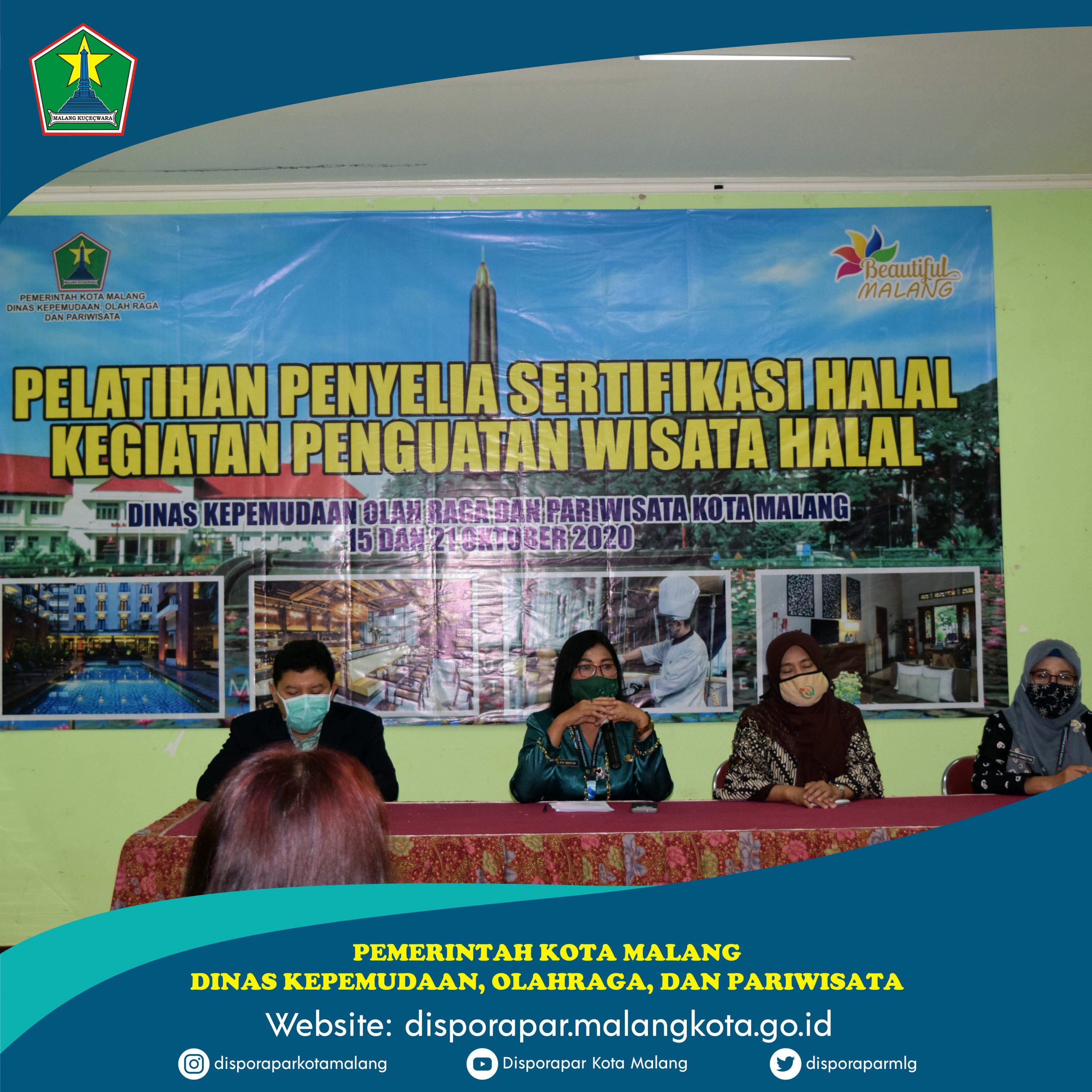 Pelatihan Penyelia Sertifikasi Halal Kegiatan Penguatan Wisata Halal