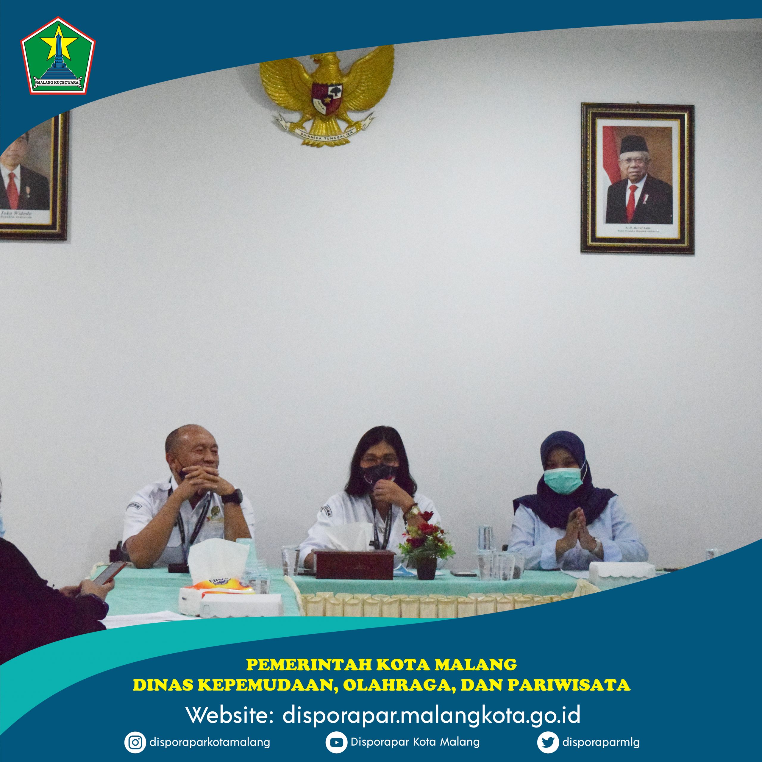 Konferensi pers Lomba Video Protokol kesehatan Covid-19 dan Lomba Desain Masker