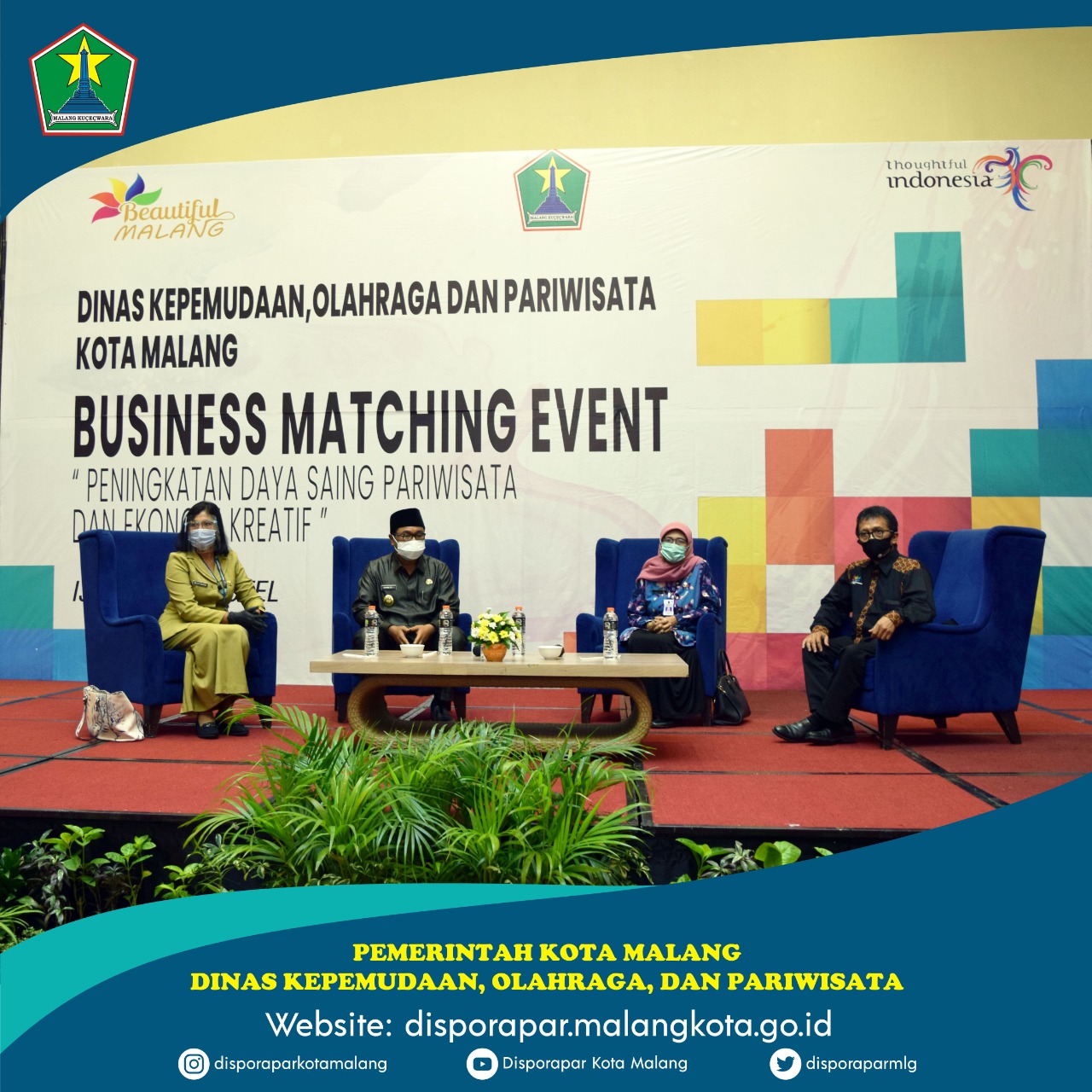 Business Matching Event dengan Tema “Peningkatan Daya Saing Pariwisata dan Ekonomi Kreatif