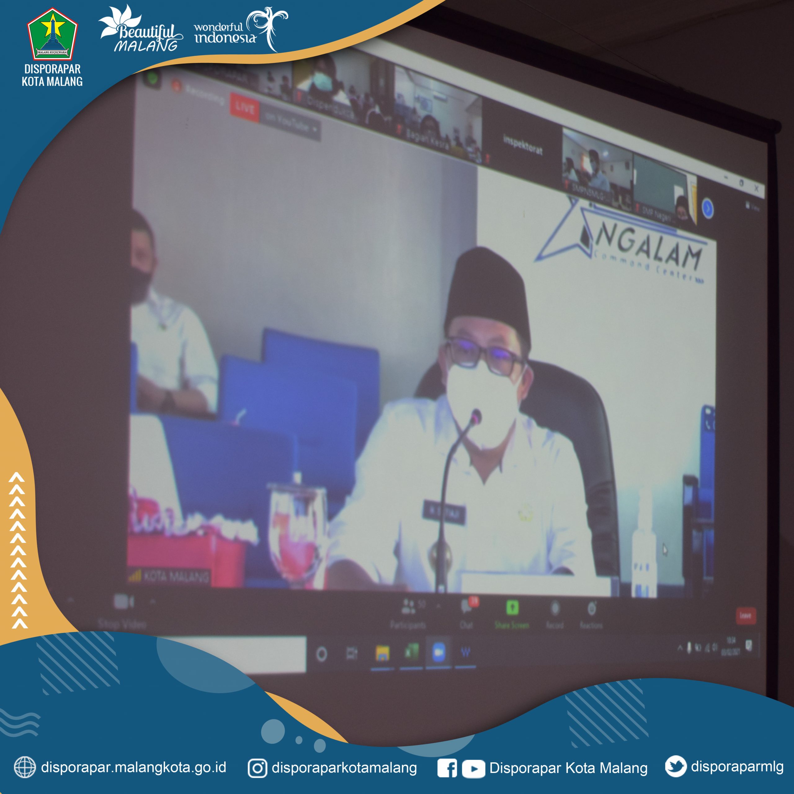 Zoom Meeting, Workshop Kompetisi Inovasi Pelayanan Publik Kota Malang 2021