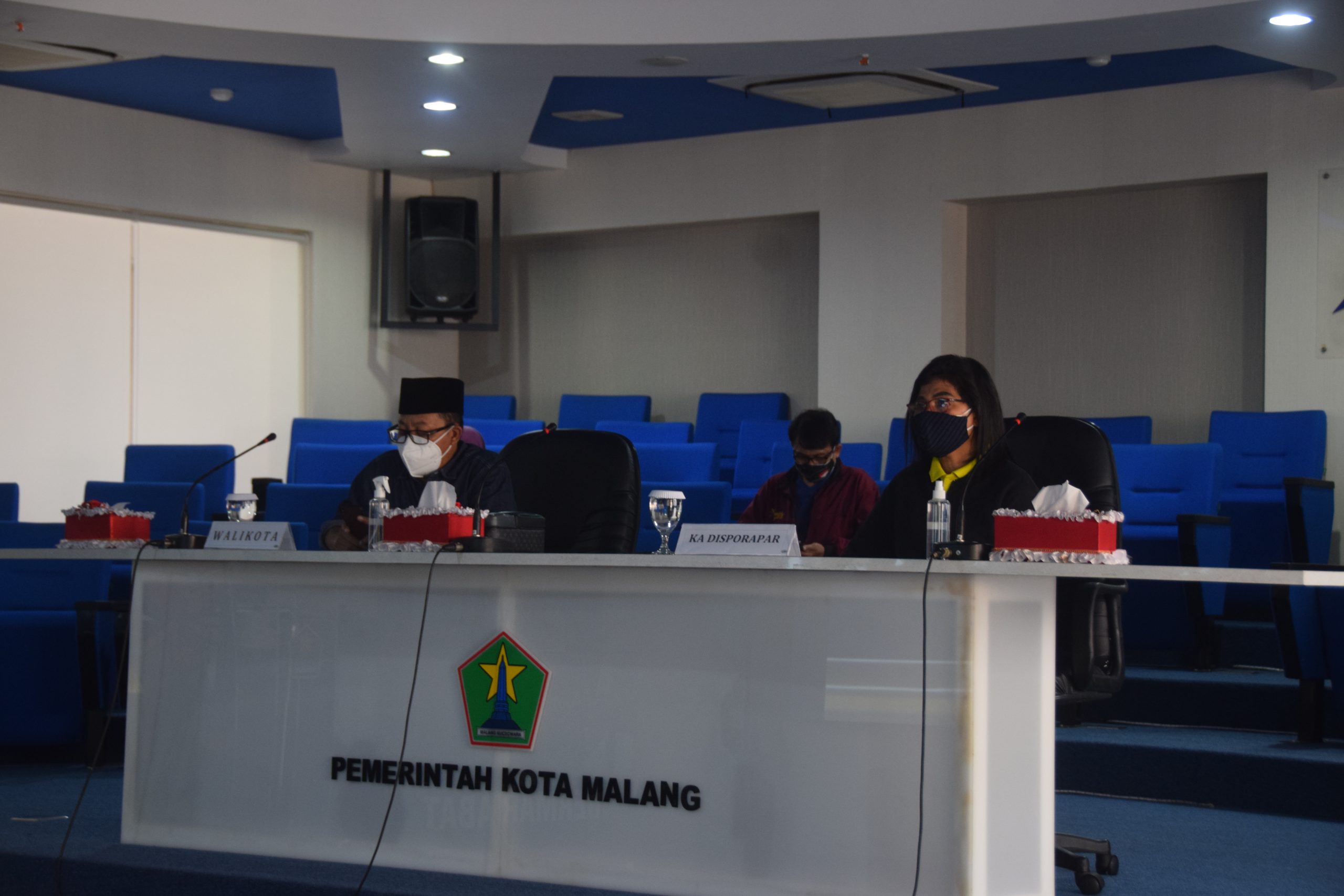 Hadir Secara Virtual, Kadisporapar Kota Malang Dampingi Wali Kota Malang Pada Peringatan Haornas 2021