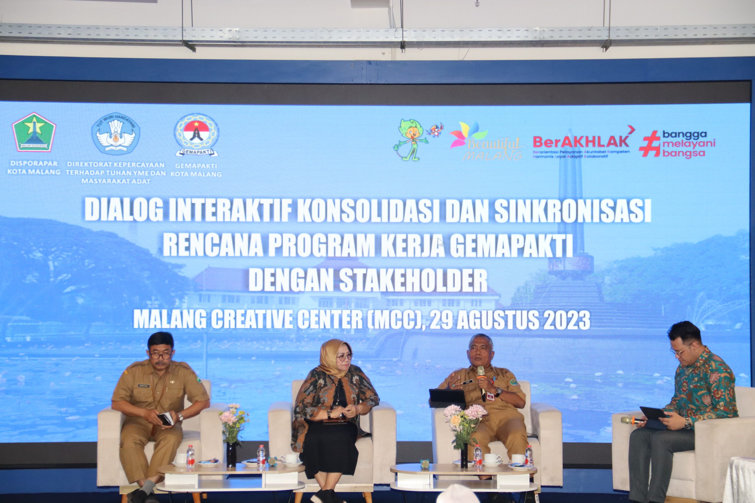 Dialog Interaktif Konsolidasi Dan Sinkronisasi Rencana Program Kerja Gemapakti Dengan Stakeholder