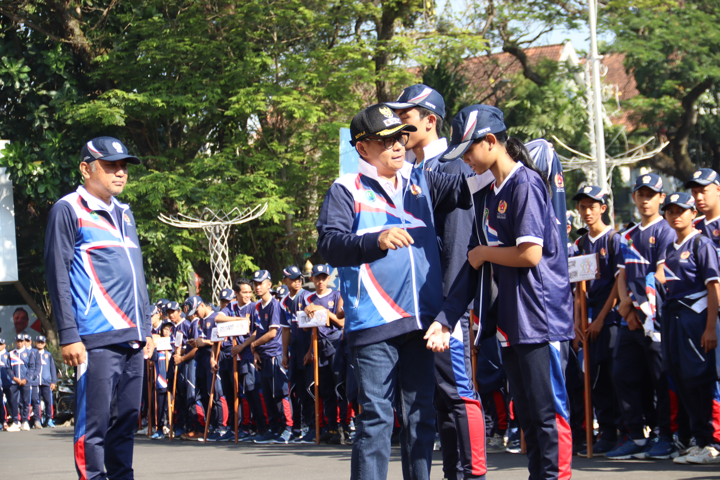 Wali Kota Malang Lepas Atlet Kontingen Kota Malang di Ajang Porprov Jatim VIII 2023