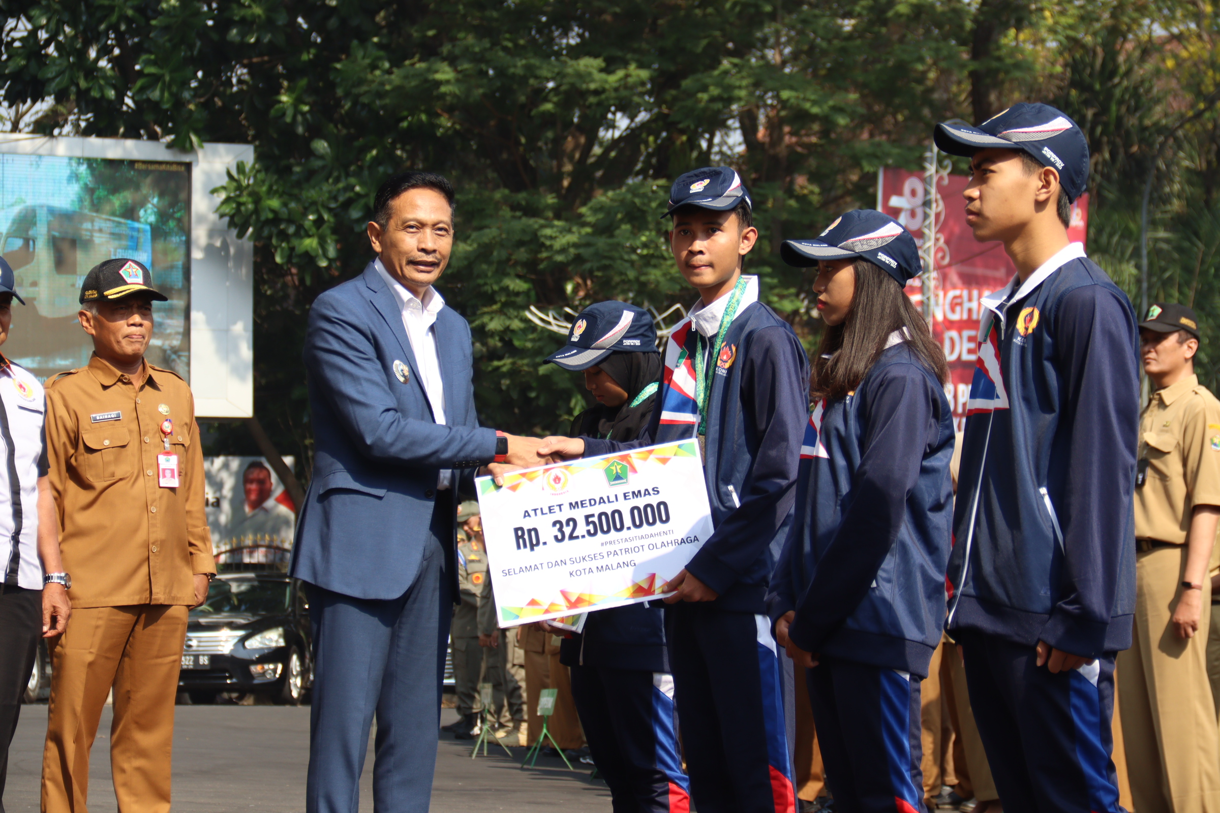 Atlet Kota Malang diberikan Bonus Usai Berlaga diajang Porprov VIII Jatim 2023